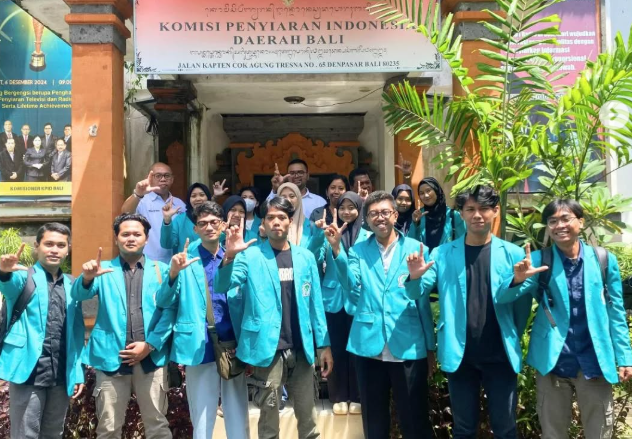 Mahasiswa ISTNUBA Lakukan Study Visit ke Komisi Penyiaran Indonesia Daerah (KPID) Bali